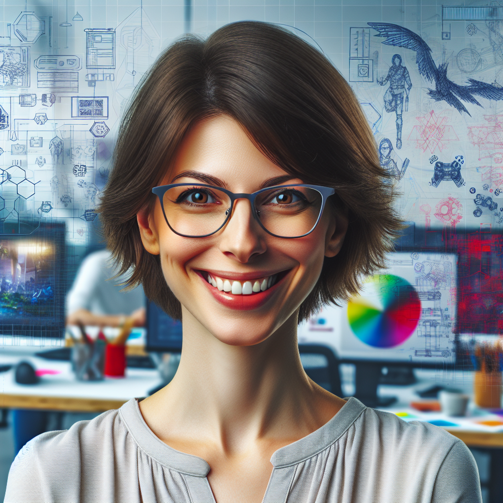 A portrait of Jane Doe, a game designer